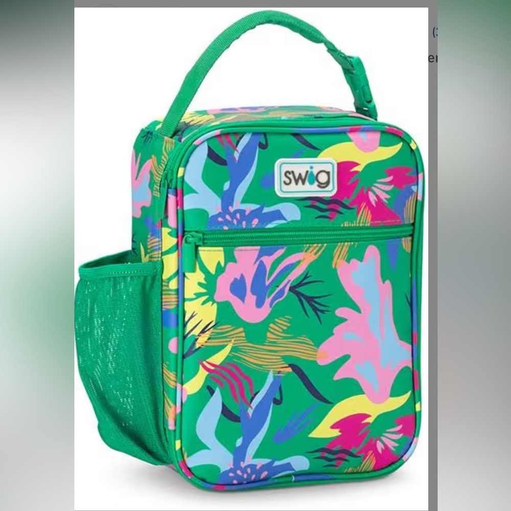 Swig Life Paradise Floral Insulated Box Lunch Bag